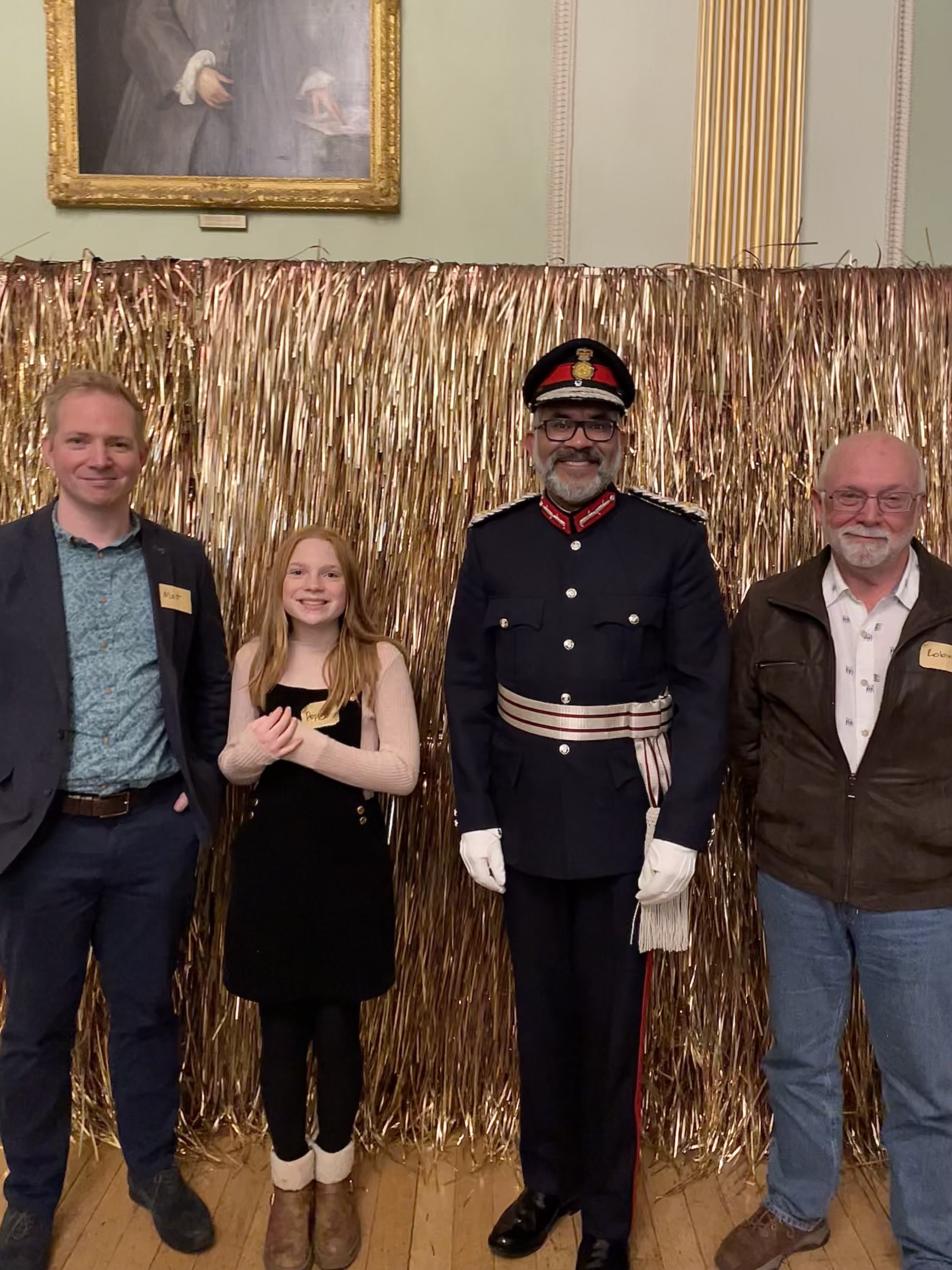 Three Generations of Repairers with the King's Lieutenant!