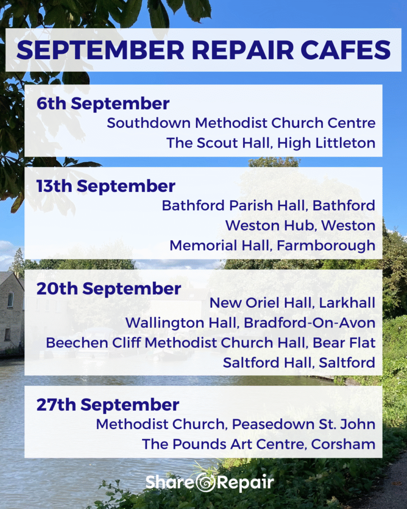 September Repair Cafes