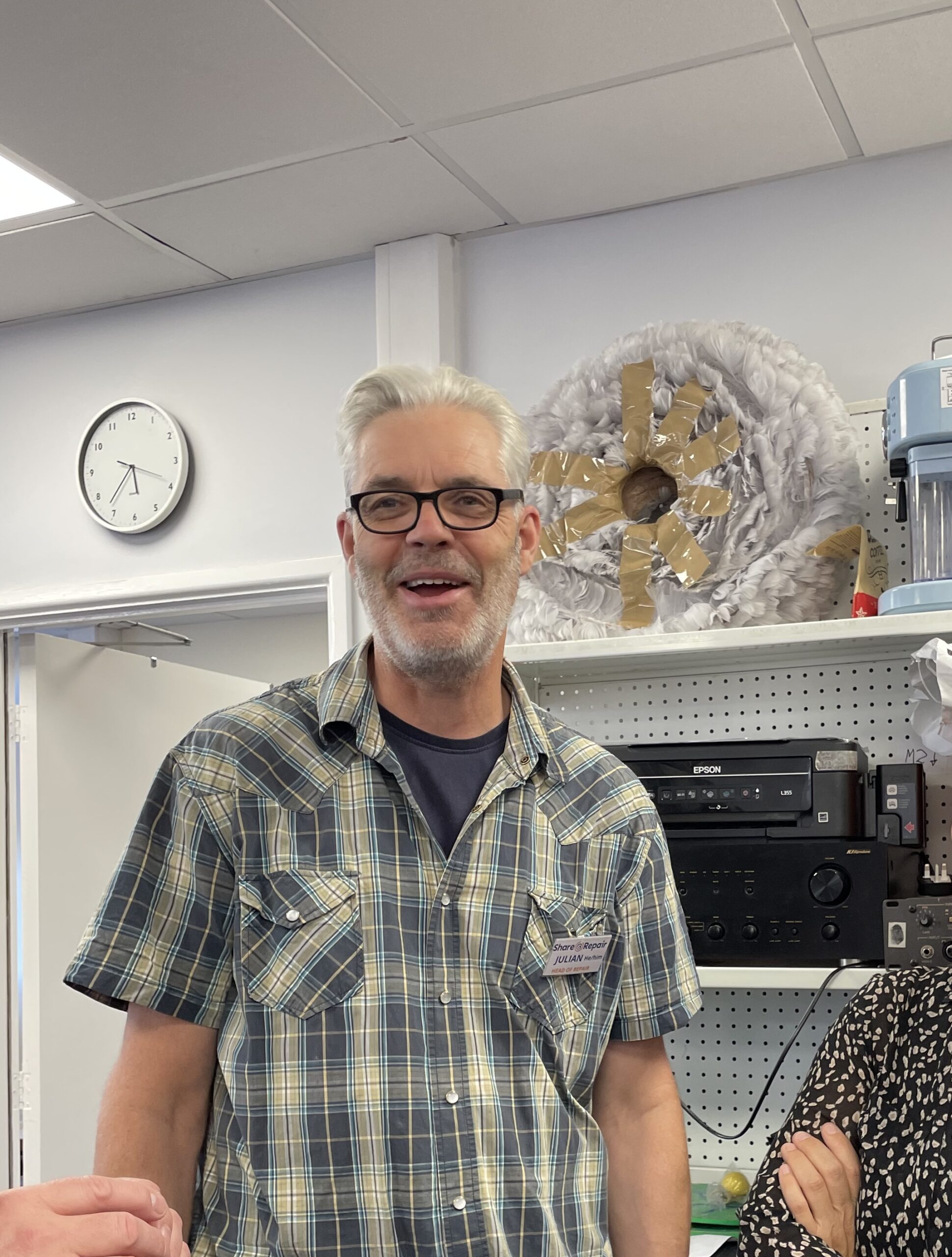 Julian, Head of Repair at the Open House
