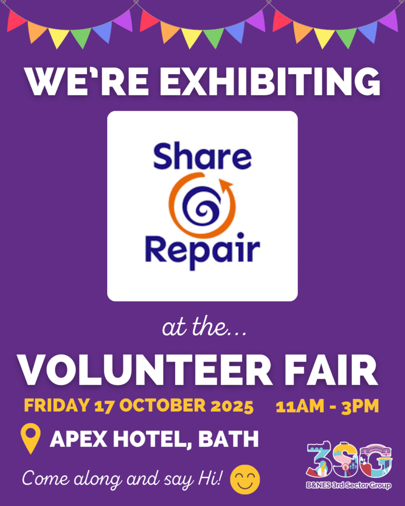 Share and Repair 3SG Volunteer Fair