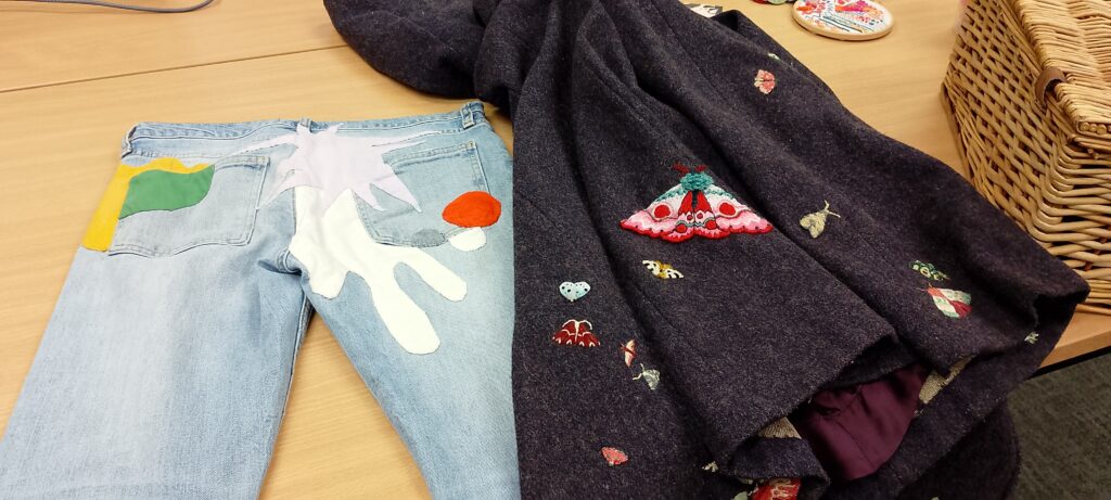 How To Darn patches workshop